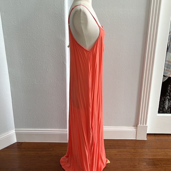 Elan Women's Adjustable Straps Maxi With Pockets Dress Size OS - Picture 6 of 12